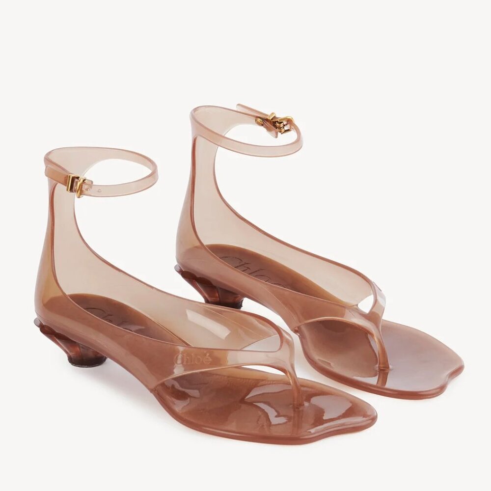 CHLOE Jelly Thong Sandals
